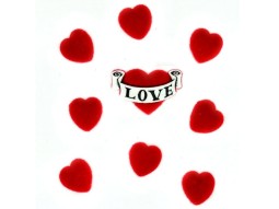 5153 Декоративные пуговицы Red Velvet Hearts