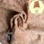 047-8828 Вискоза для мишек Тедди с гладким ворсом 6 мм, цвет - коричневый