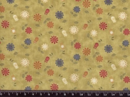 ALZ-200 Ткань для пэчворка с принтом Цветочки