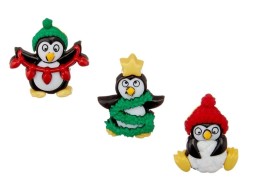 7472 Декоративные пуговицы Holiday Pinguins