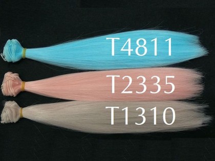 LS016-T4811 трессы прямые 25 см лазурные, 100 см