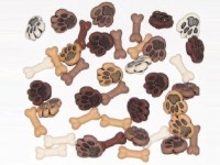 1776 Декоративные пуговицы Tiny Dogs