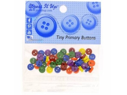 1347 Декоративные пуговицы Tiny Buttons Primary
