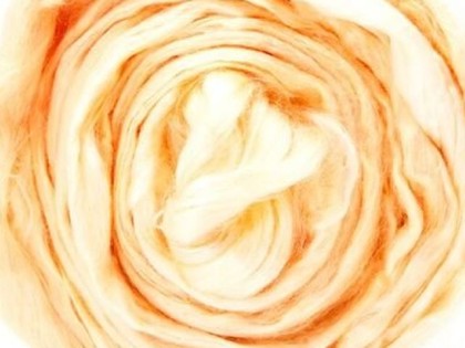 1481 Шерсть для валяния вискоза, 50 г, чайная роза