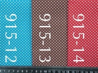 915-14 Ткань синтетика с принтом горошек, 50x70 см, красная