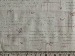 AL-6758 ткань для пэчворка с принтом Текст