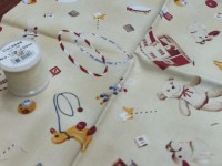 112-411 Ткань для пэчворка с принтом Детские игрушки