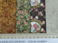 NK60 Набор из 4-х лоскутов ткани размера 25x55 см