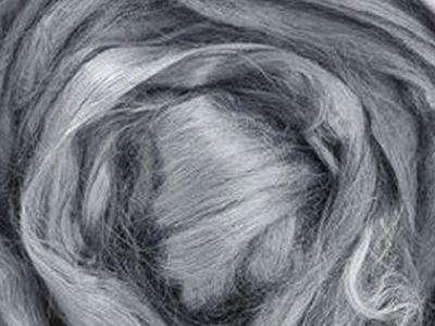 0439 Шерсть для валяния вискоза, 50 г, серая