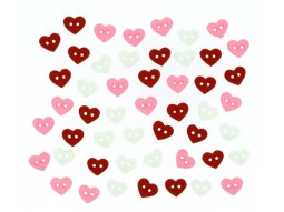 8102 Декоративные пуговицы Micro Valentines Hearts