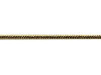 C959 Шнур металлизированный, 2 мм, золотой