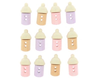 6939 пуговицы декоративные Sew Cute baby Bottles - Girl