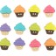 6927 Декоративные пуговицы Sew Cute Cupcakes