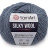 Пряжа YarnArt 'Silky Wool' 25 г,  190 м (шерсть мериноса, шелковая вискоза), джинсовая