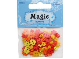 7711124-C Декоративные пуговицы Magic Цветочки