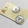 BNB02 Перламутровые пуговицы с рисунком, 20 мм, 2 шт