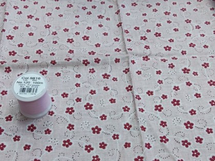 7628-10 ткань для пэчворка с принтом Цветочки