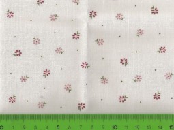 4507-707  ткань для пэчворка с принтом Цветочки