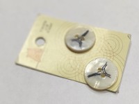 BNB12 Перламутровые пуговицы с рисунком, 20 мм, 2 шт