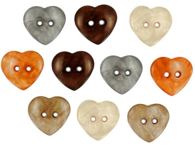 5834 Декоративные пуговицы Cultured Hearts