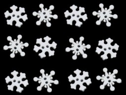 1188 Декоративные пуговицы tiny Snowflakes
