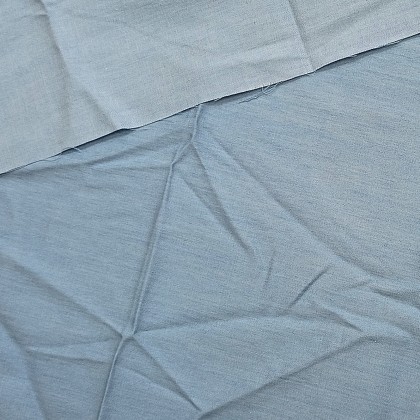 PJF001 Ткань джинсовая однотонная тонкая 45x50 см