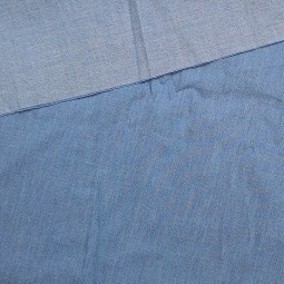 PJF002 Ткань джинсовая однотонная тонкая 45x50 см