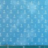 PD101 Ткань для пэчворка с принтом Якоря