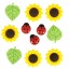 0168 Декоративные пуговицы Sunflower