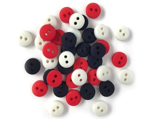 BG1573 Декоративные пуговицы Tiny Buttons Patriotic