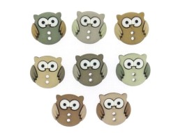 6930 Декоративные пуговицы Sew Cute Owls