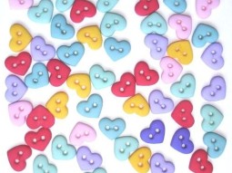 2898 декоративные пуговицы Micro Mini Hearts Flirt